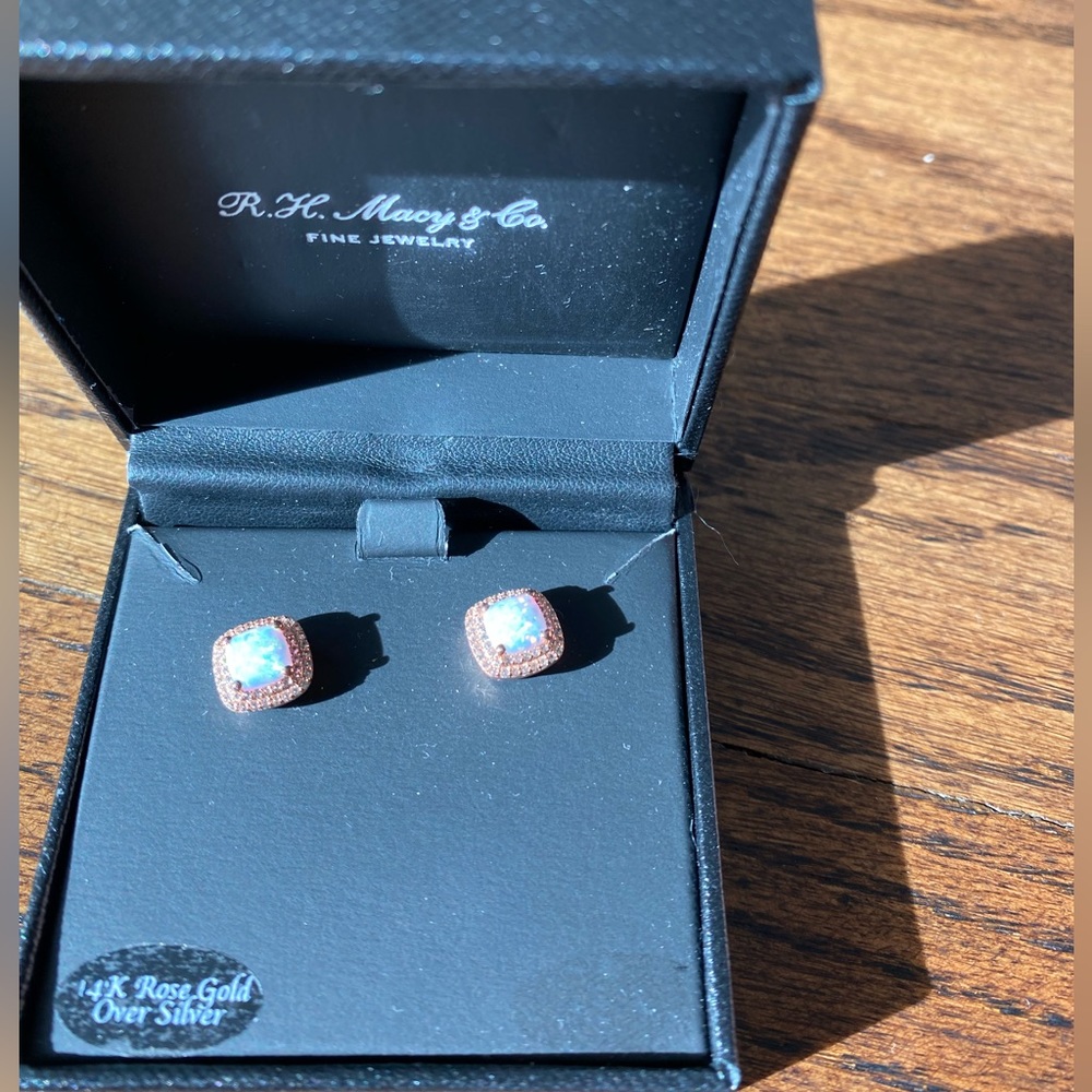RH Macy and co opal earrings
